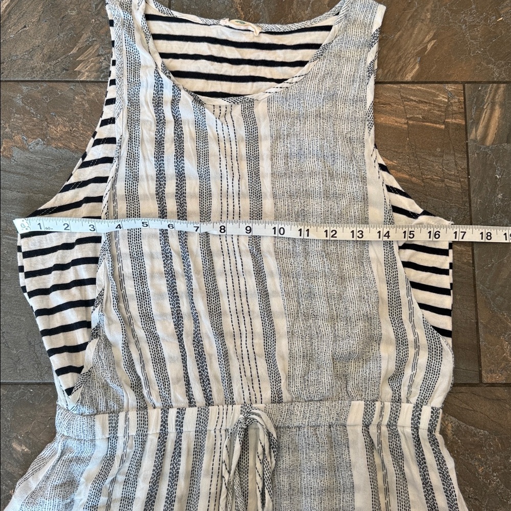 Hummingbird classic beachy contemporary Striped Sleeveless Maxi Dress size M - Picture 10 of 15